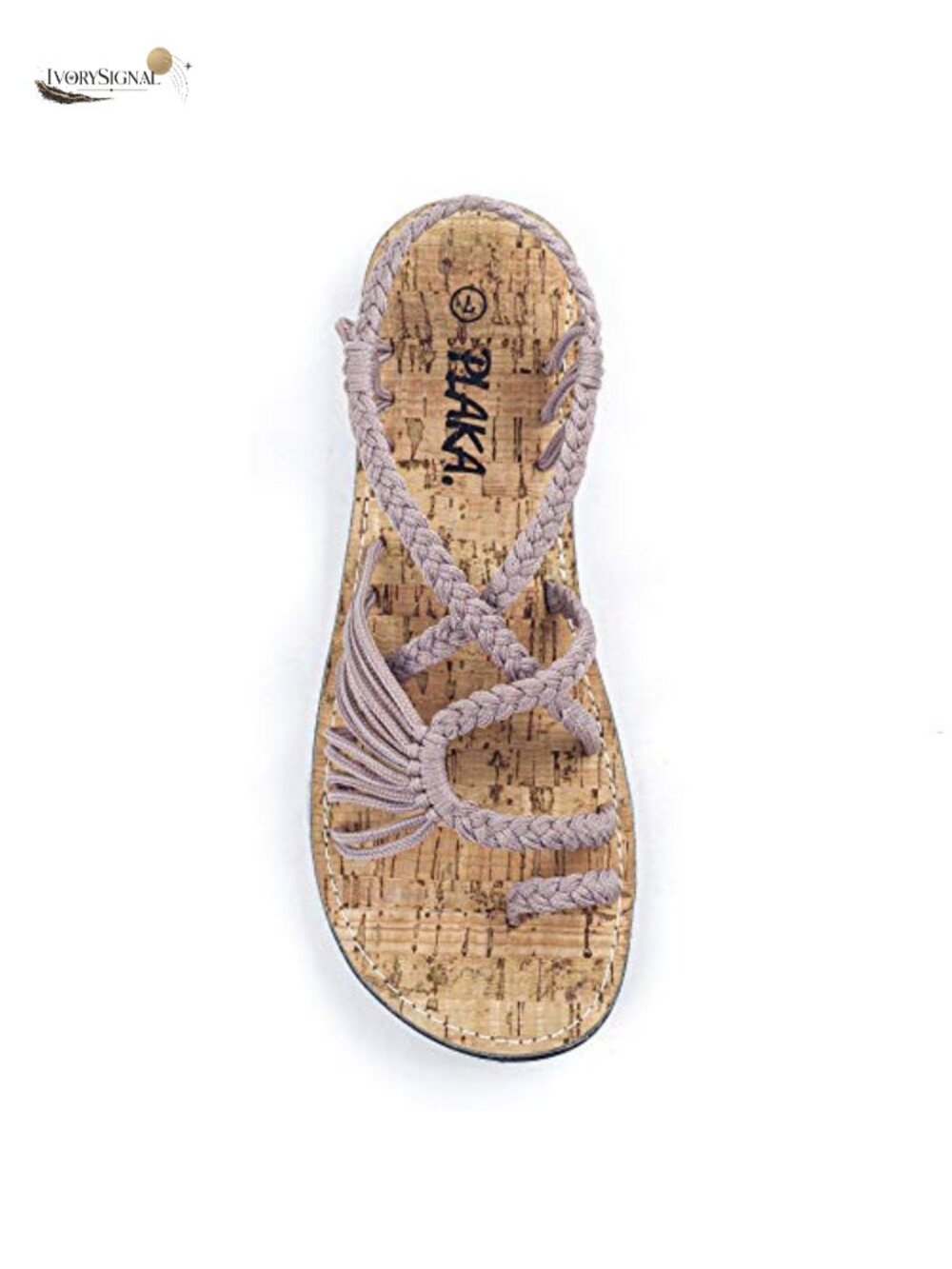 Handwoven Flat Sandals for Women - Vegan Rubber Sole - Slip-On Summer Walking